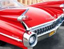 caddy rear bumper tail lights detail